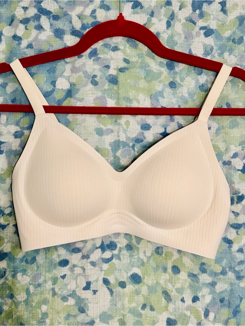 Sister Hood Wireless Comfort Bra Ivory Cream Seamless Full Coverage XL